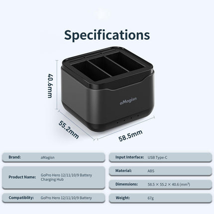 Gopro Hero Battery Charger Seat - Amagisn