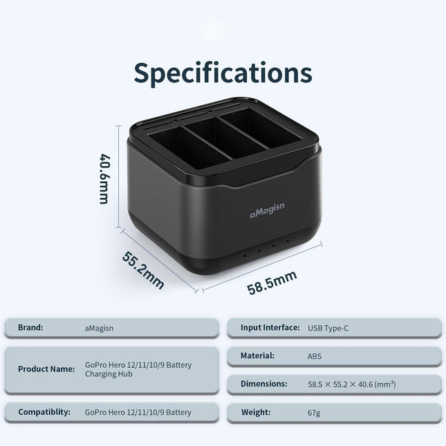 Gopro Hero Battery Charger Seat - Amagisn