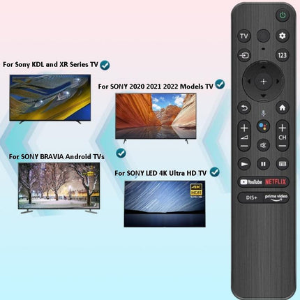 Bluetooth Voice Remote For Sony Kdl / Xr / 4K Bravia Tv