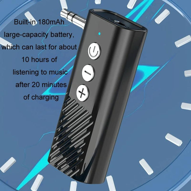 Wireless Car Audio Adapter With Bluetooth 5.3 And Tf Playback