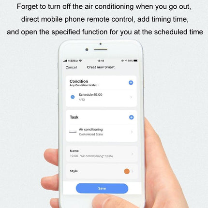 Smart Wifi Set-Top Box Remote For Air Conditioner