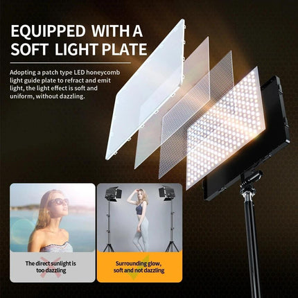 20W Dual Temperature Photography Fill Light Set