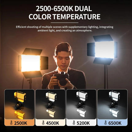 20W Dual Temperature Photography Fill Light Set