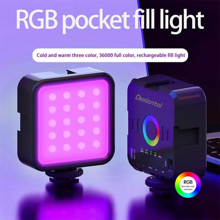 Portable Rgb Fill Light For Handheld Photography
