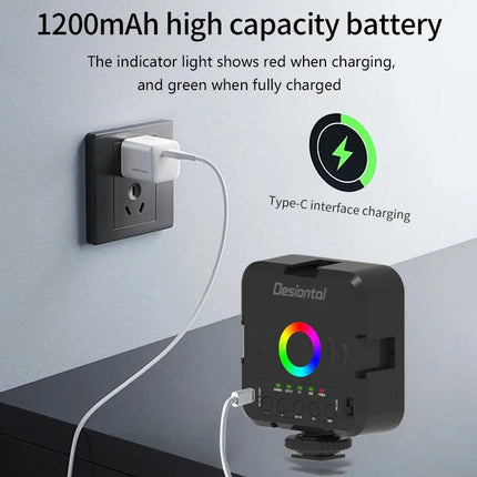 Portable Rgb Fill Light For Handheld Photography