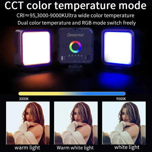 Portable Rgb Fill Light For Handheld Photography