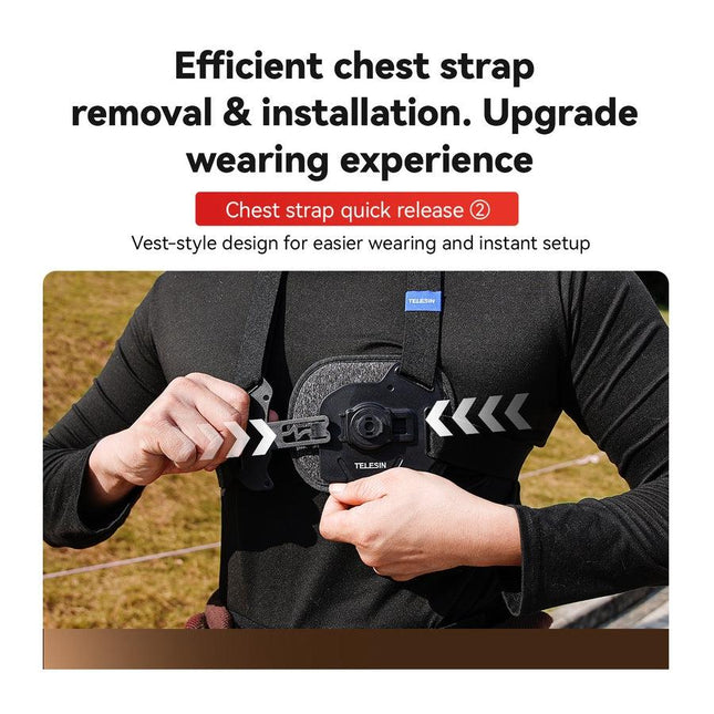 Sports Camera Quick Release Chest Strap - Accessory