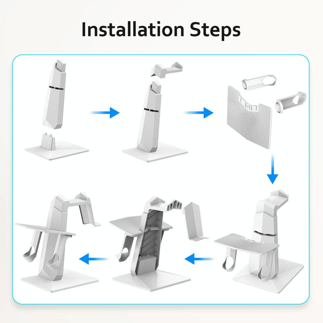 Universal Vr Headset Stand For Apple Vision Pro And Meta Quest 3 2