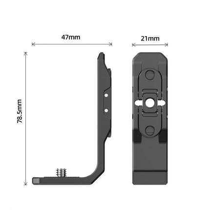 Quick Release Magnetic Bracket For Insta360 X4 / X3 - Horizontal & Vertical Shooting
