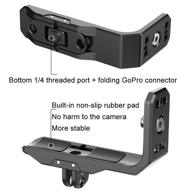 Quick Release Magnetic Bracket For Insta360 X4 / X3 - Horizontal & Vertical Shooting