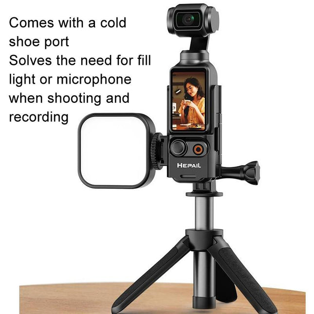 Extended Adapter For Dji Pocket 3 - Protective Bezel With Cold Shoe Bracket