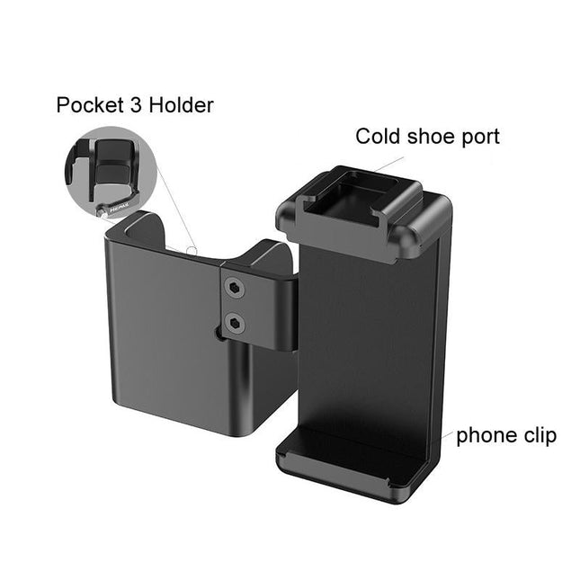 Extended Phone Holder For Dji Pocket 3 - Protection Bezel