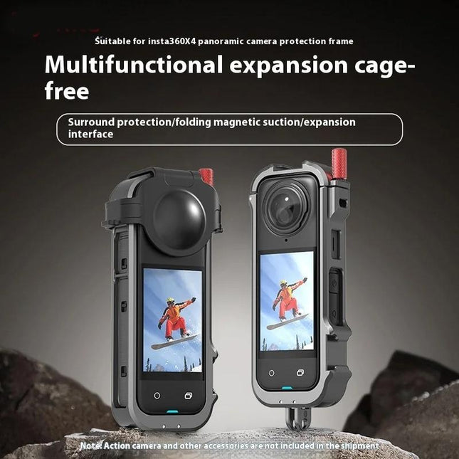 Expand Your Insta360 X4 Action Camera With Rabbit Cage Bracket