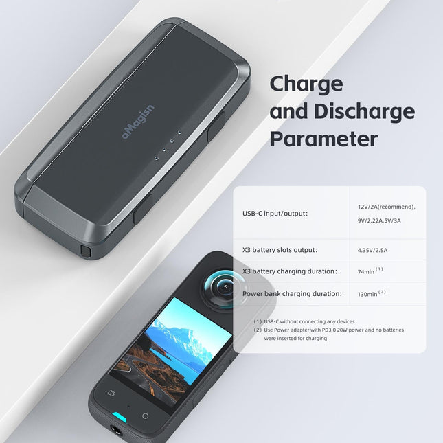 Fast Charging Power Bank For Camera Accessories
