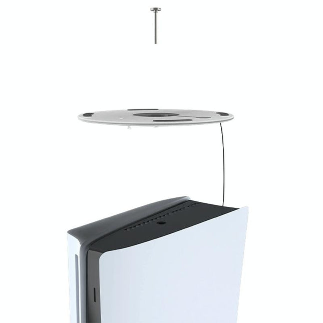 Vertical Storage Bracket For Ps5 Slim - Simple Rgb Colourful Transparent