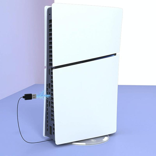 Vertical Storage Bracket For Ps5 Slim - Simple Rgb Colourful Transparent