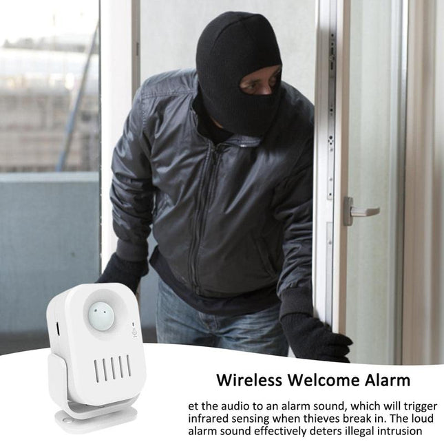 Smart Infrared Sensor Doorbell With Recordable Voice Prompt And Loudspeaker