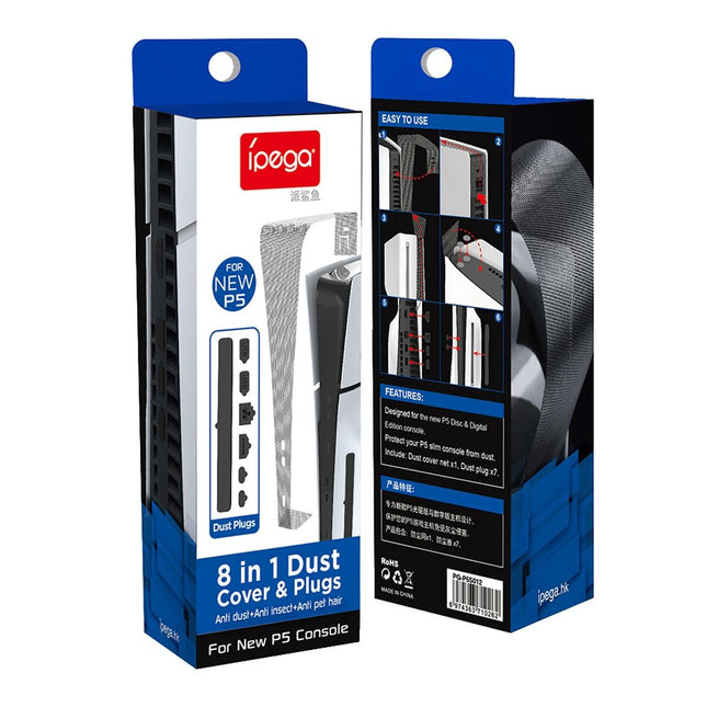 Sony Ps5 Slim Dust Plug Set For Pg-P5S012 Game Console