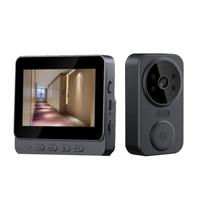 2.4G Wireless Doorbell With 4.3 Ips Screen And Night Vision Camera