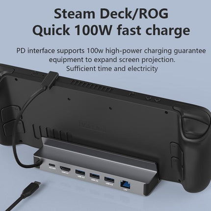 6-In-1 Type-C Docking Station For Steam Deck / Rog Blueendless Ds601 Game Console