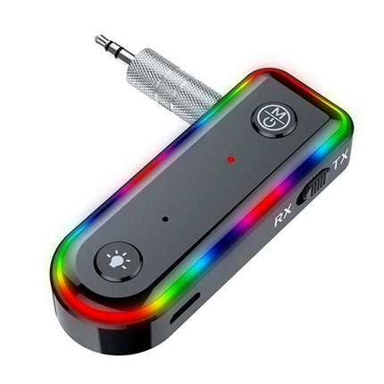 Bluetooth Audio Receiver With Rgb Light And Car Launcher