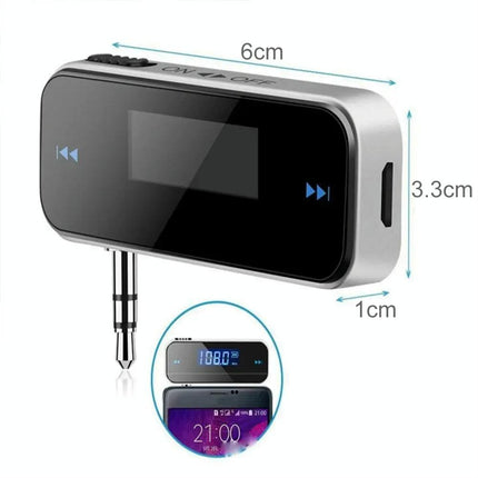 Mini Wireless Car Mp3 Player With 3.5Mm Audio Transmitter
