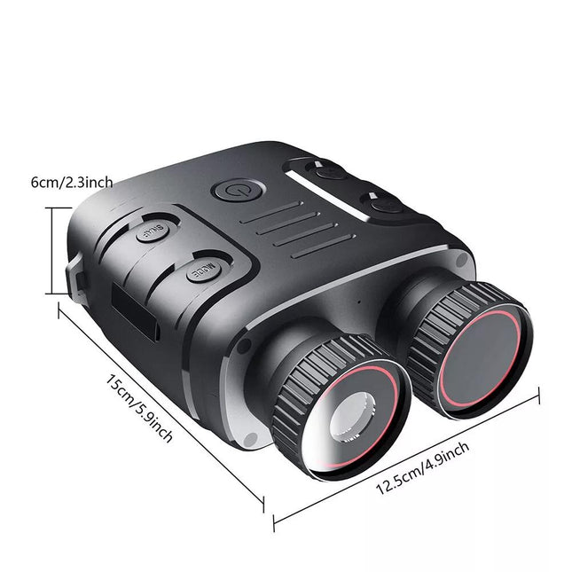 1080P Hd Binocular With Infrared Night Vision 2.4 Screen 5X Zoom