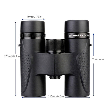 Waterproof Hd Binoculars With Low Dispersion Lens - 8X32