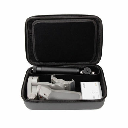 Portable Diamond Texture Leather Bag For Dji Mobile 3 - Black