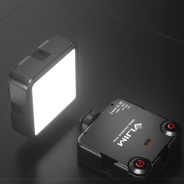 Portable Triple Hot / Cold Shoe Fill Light For Shooting And Recording