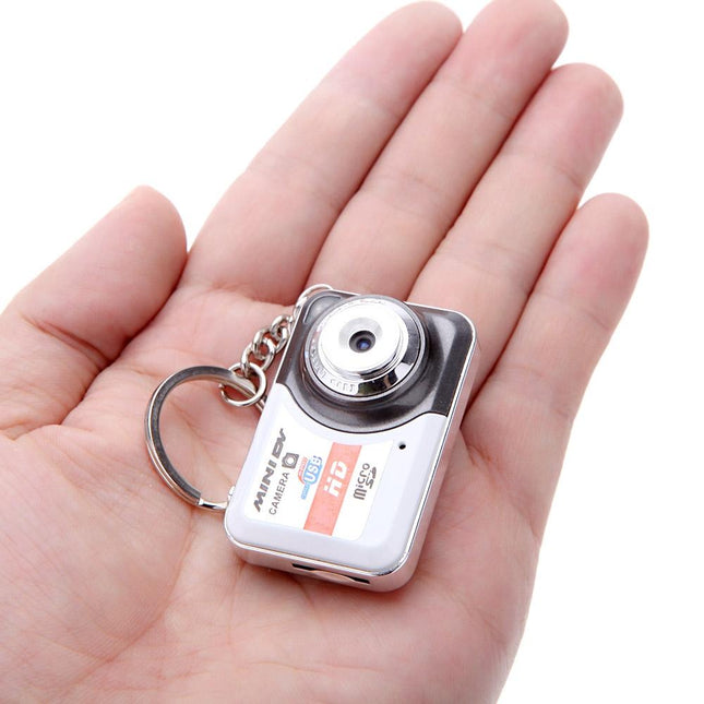 Ultra Mini Kids Camera With Key Ring - Hd Portable Tf Card Support