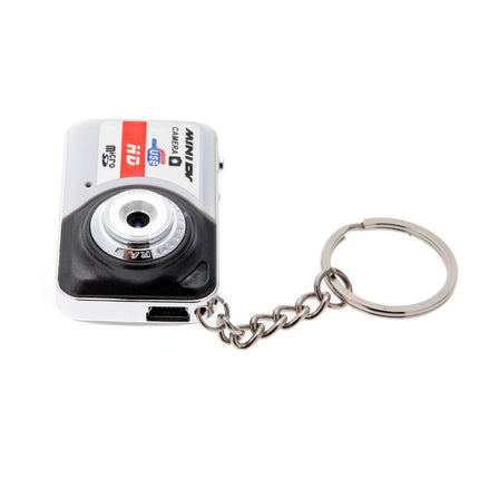 Ultra Mini Kids Camera With Key Ring - Hd Portable Tf Card Support