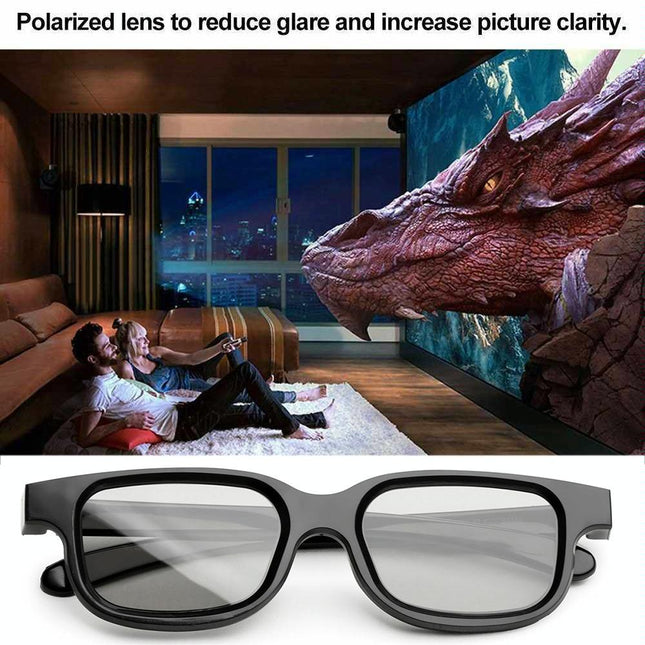 Non-Flash 3D Glasses For Movies