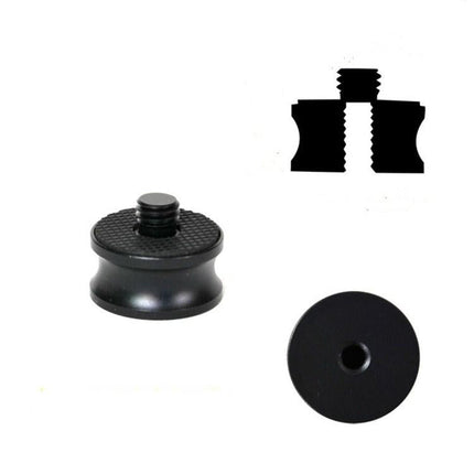 3-Piece Aluminum Alloy Adapter 1 / 4 Female To 3 / 8 Male