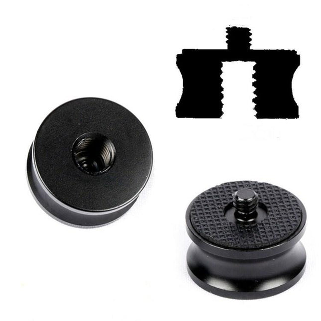 3-Piece Aluminum Alloy Adapter 3 / 8 Female To 1 / 4 Male