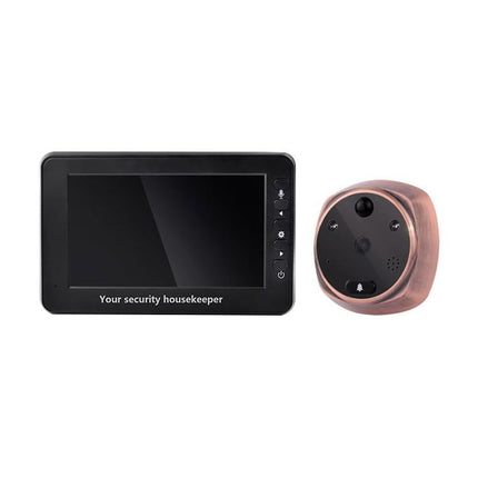 Smart Doorbell With 4.3 Display 3.0Mp Camera Motion Detection Night Vision & Tf Card Support 32Gb Max
