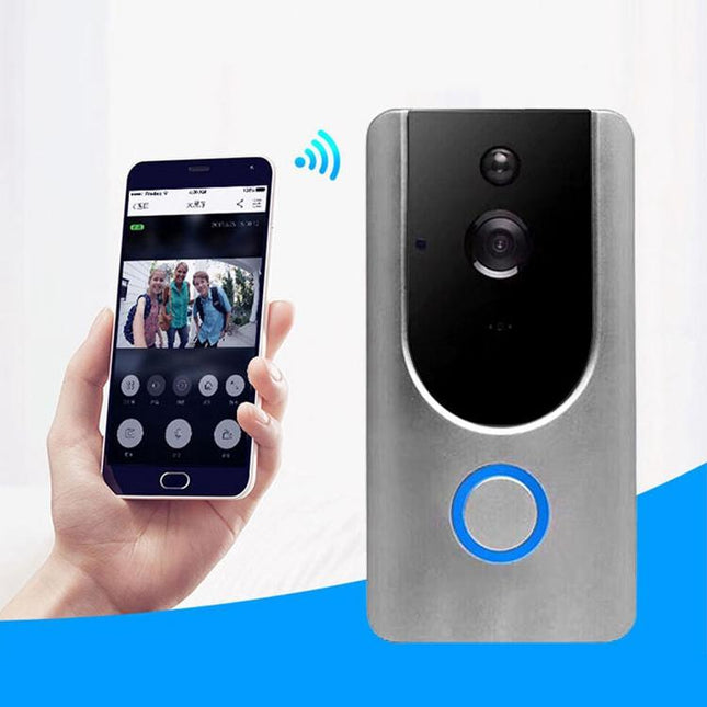 Smart Wifi Video Doorbell With Night Vision & Pir Detection