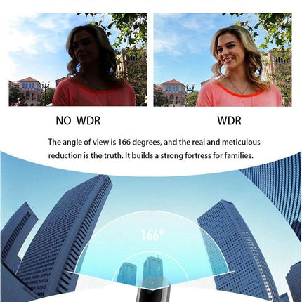 Smart Wifi Video Doorbell With Night Vision & Pir Detection