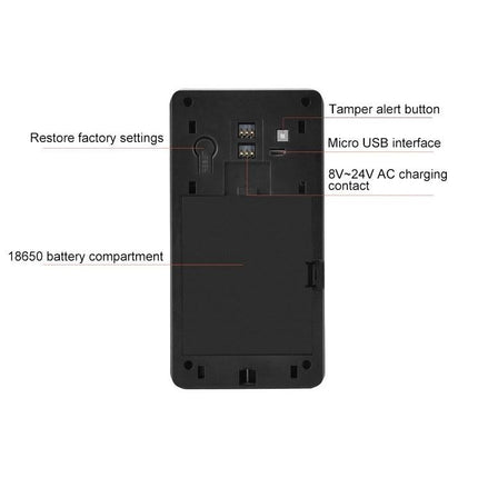 Smart Wifi Video Doorbell With Night Vision & Pir Detection