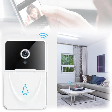 Smart Video Doorbell With Chime And Night Vision - White