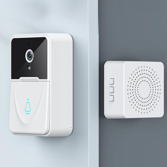 Smart Video Doorbell With Chime And Night Vision - White