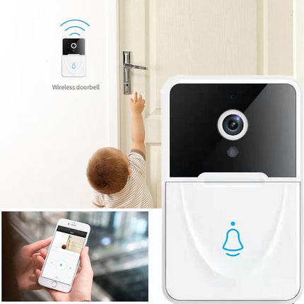 Smart Video Doorbell With Chime And Night Vision - White