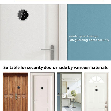 2.4 Screen Digital Peephole Viewer With 0.3Mp Camera And Door Bell