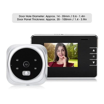 2.8 Screen Digital Peephole Door Bell With 0.3Mp Camera