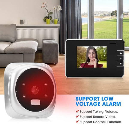 2.8 Screen Digital Peephole Door Bell With 0.3Mp Camera
