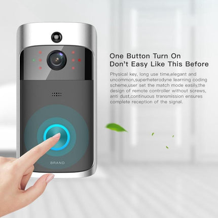 Smart Wifi Video Doorbell With Night Vision - Remote Monitoring