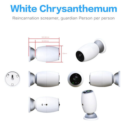 Waterproof Wifi Door Camera With Night Vision - 1080P