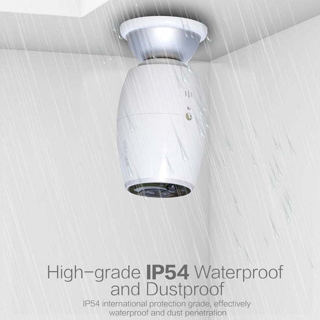 Waterproof Wifi Door Camera With Night Vision - 1080P