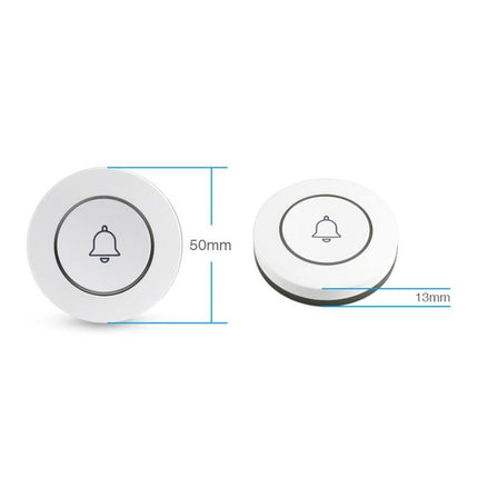 Anti-Theft Wireless Doorbell Button Alarm - Compact