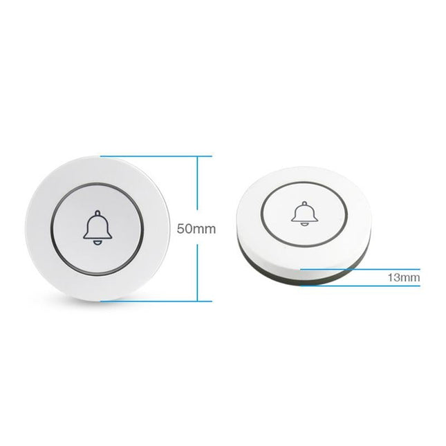 Anti-Theft Wireless Doorbell Button Alarm - Compact